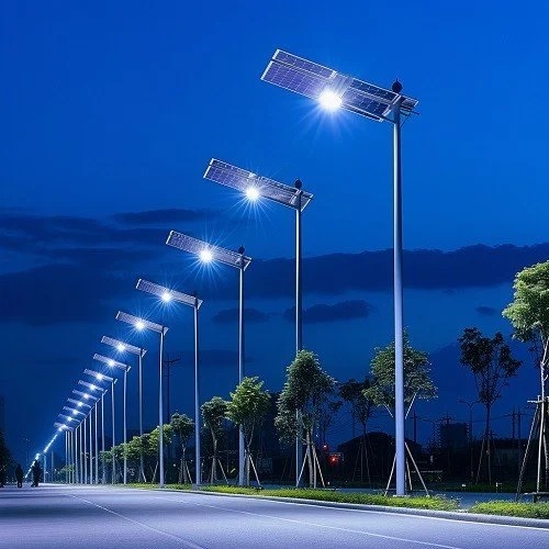 Solar street lighting